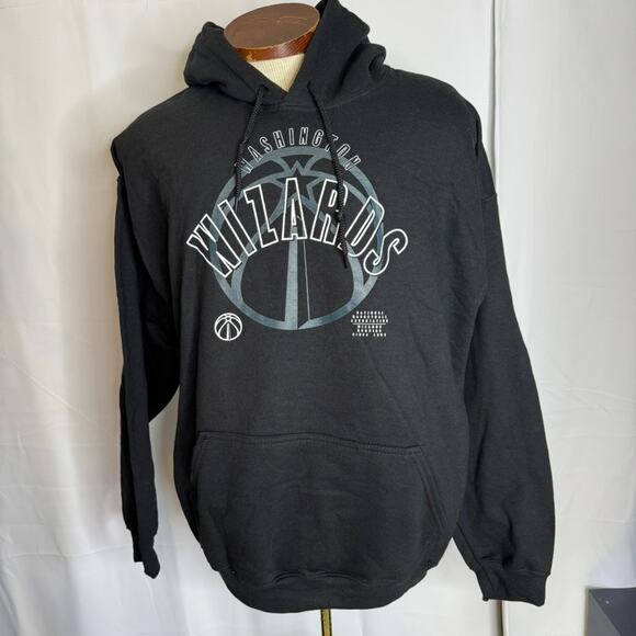 NBA Washington Wizards Black Hoodie XL Men’s Graphic Sweatshirt NWTOT - Picture 2 of 7